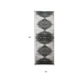 thumbnail image 5 of 7' X 10' Black and Silver Geometric Power Loom Area Rug, 5 of 8