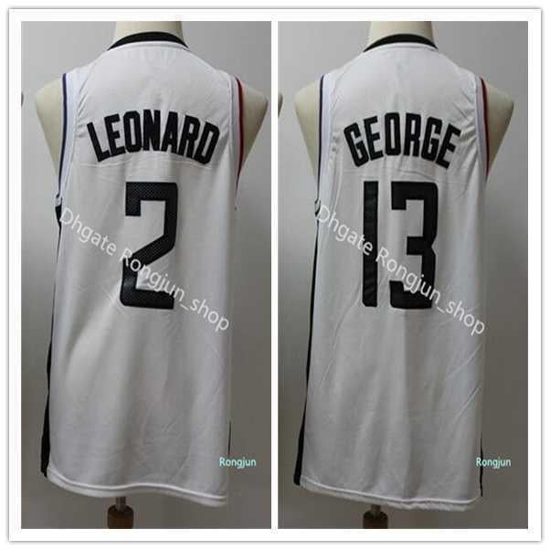 NBA_ Men Top Basketball Paul George Jersey 13 Kawhi Leonard 2 For