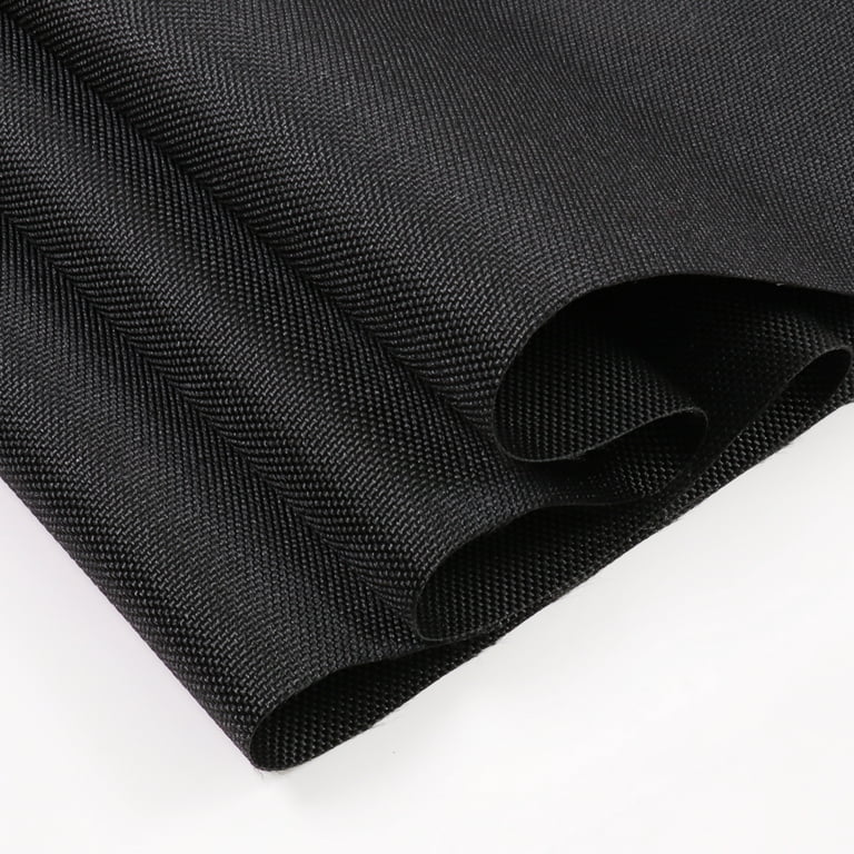 Soft Waterproof Canvas Fabric 600D PU Backing Canvas Cordura Fabric for  Outdoor/Indoor, DIY Craft, Awning, Marine, Tent, Bags, Upholstery Black 48  x 60 