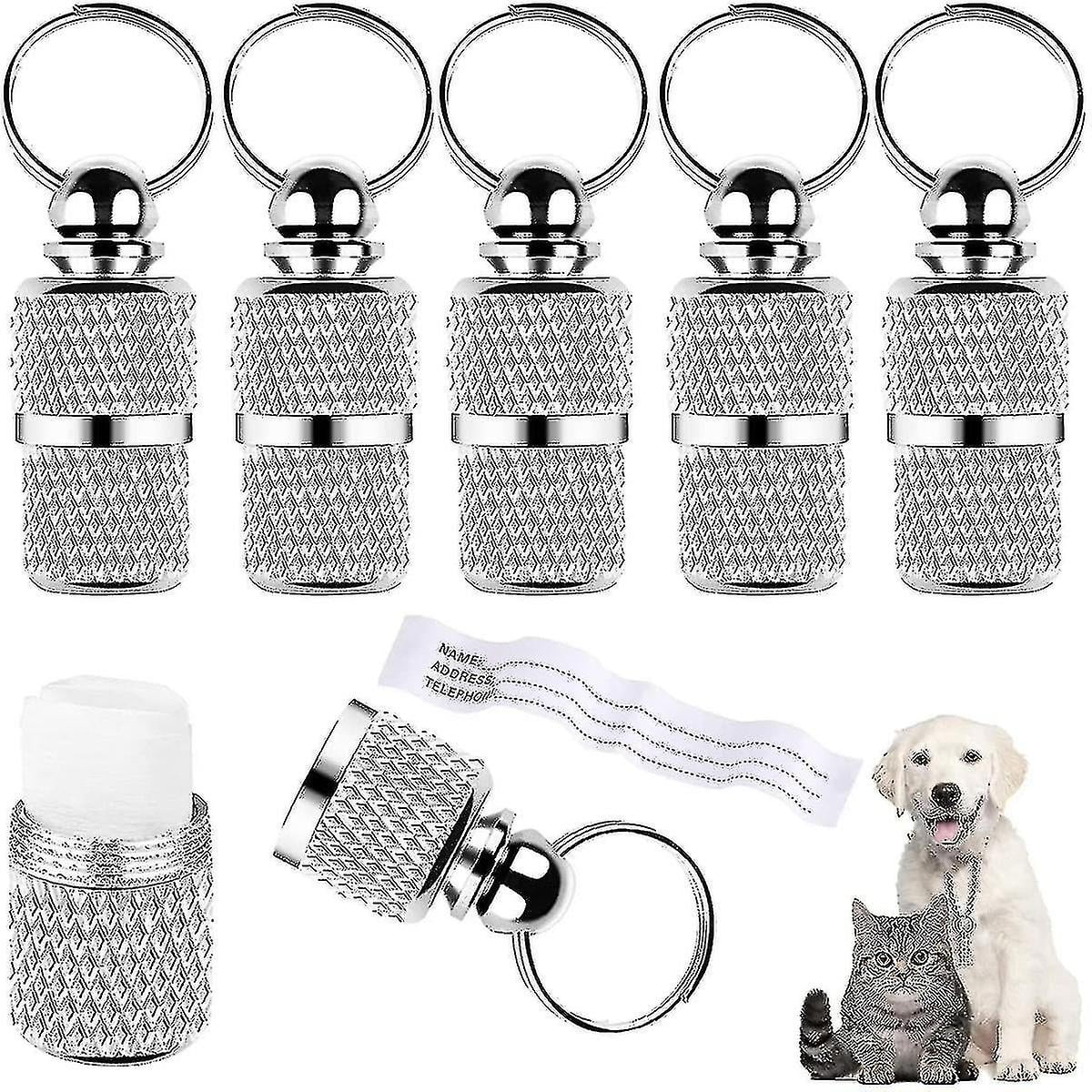 Pet Id Tag Mini Anti verloren Hond Tag 5pcs Id Naam Tags Voor Kat Puppy Pet Walmart