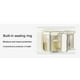 thumbnail image 3 of Cajón De Especias Colgado En Pared, Mueble De Cocina, Transparente, Con Tazón, Aplicable Horizontal Y Vertical, Organizador De Espacios Cálidos, Para Cocina Moderna, Metal, 2 Niveles, Para, 3 of 8