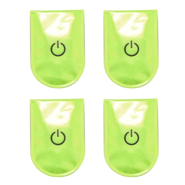4X Deportes Al Aire Libre Luz de Seguridad LED Clip Magnético Reflectante en Estroboscopio Running Walking Bike Ciclismo