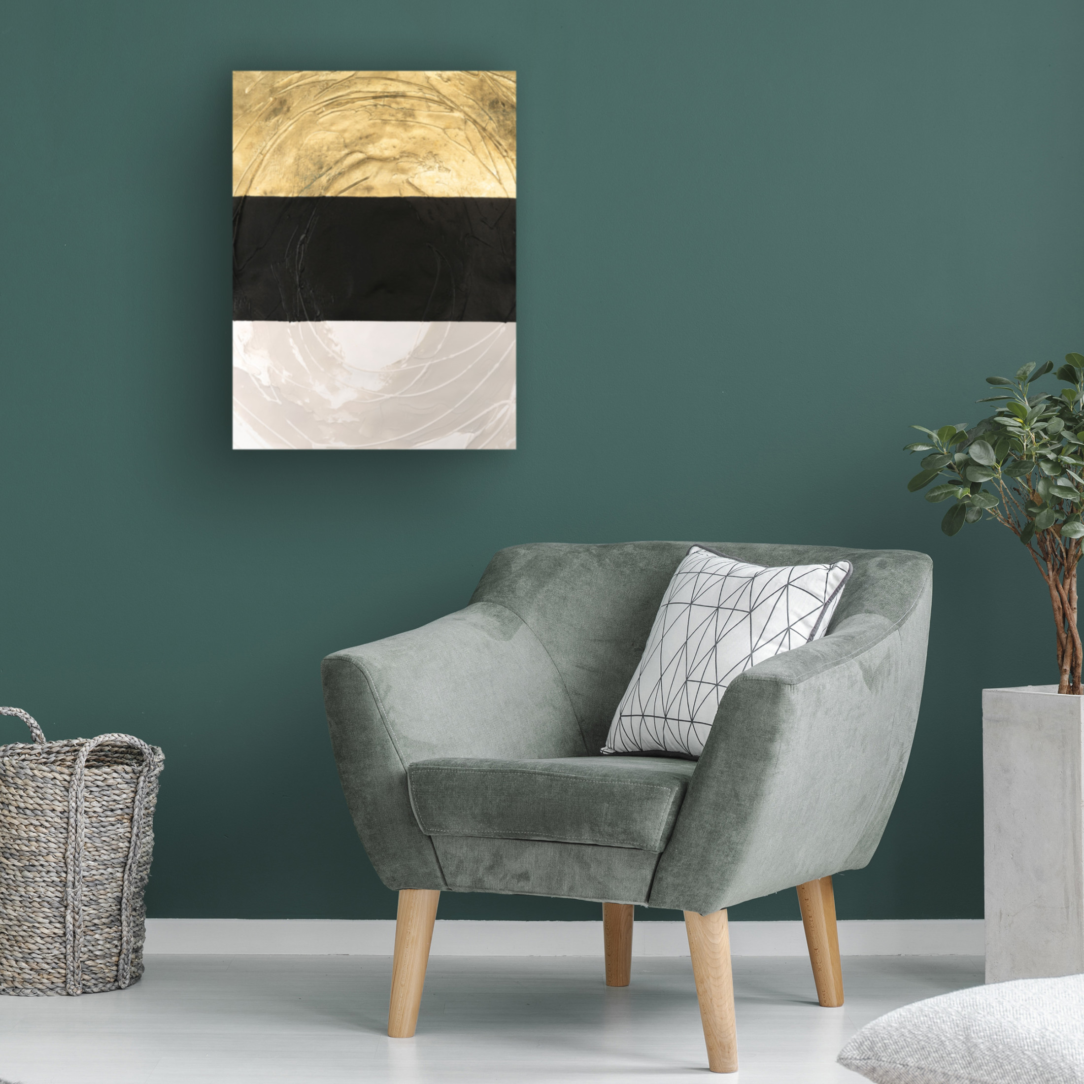Canvas Wall Art - Vanna Lam 'Triennial IV' Wall Art for Living Room, Bedroom, or Office Décor by Trademark Fine Art - 24 x 32 Inches