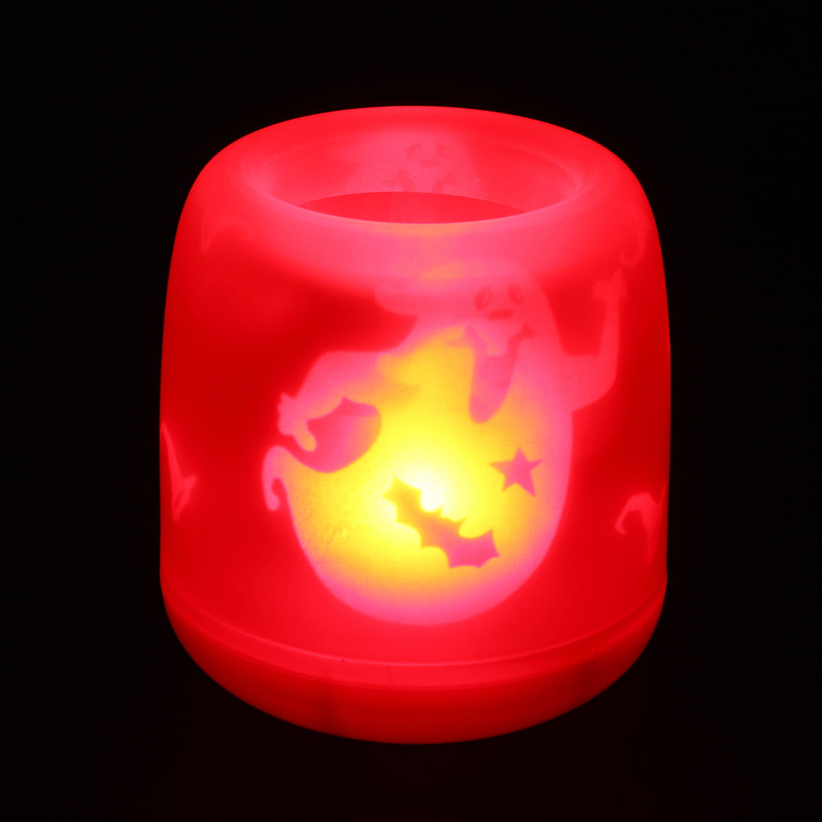 Halloween Style LED Electonic Projection Candle Light Blowing & Action Activated 