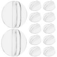 thumbnail image 1 of 100pcs Business Card Holder Desk Place Card Stands Transparent Game Card Stands, 1 of 9