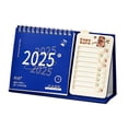 thumbnail image 3 of Calendario de escritorio 2025, lista de tareas, papel grueso, planificador mensual decorativo, calendario de mesa para decoración del hogar de mesa de Azul, 3 of 8