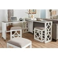 thumbnail image 3 of HomeRoots 402181 Stylish White Multi Functional Sofa Table Bar Set - 5 Piece, 3 of 3