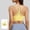 Yellow, variant on BUIGTTKLOP Sports Bra for Women Strappy Medium Support Push up Padded Sports Bra for Running Workout Bra Yoga Bra