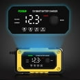 thumbnail image 3 of Cargadores de coche,Cargador de batería de coche 12V 6A completamente automático,Pantalla LED de protección del mantenedor de batería,Cortacésped de vehículos agrícolas con cargador, 3 of 8