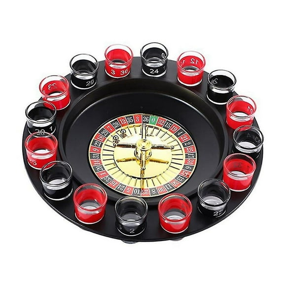 16-hole Russian Roulette Wheel Spinning Wine Glass Game Ktv Roulette Game Wine Glass Spinning Wheel