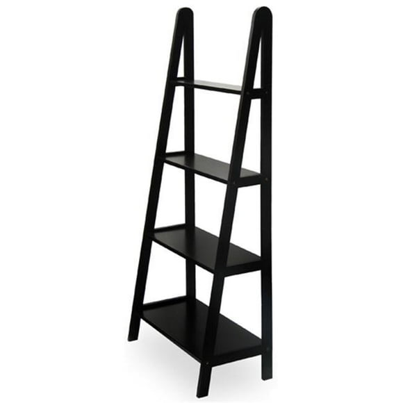 Espresso Beechwood SHELF 4-TIER A FRAME