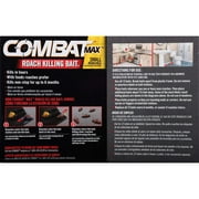 Combat Source Kill Max R1 Roach Bait - Child-Resistant, Indoor Use - 12 Count