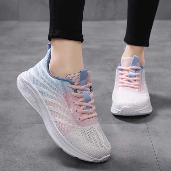 Lightweight Women's Sneakers For Running Breathable Mesh Sports Shoes For Active Versatile Athletic Footwear For Everyday Use