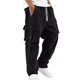 thumbnail image 1 of Pantalones cargo streetwear para hombre - Pantalones utilitarios de pana - Poliéster, múltiples bolsillos, tallas S-XXL, 1 of 6