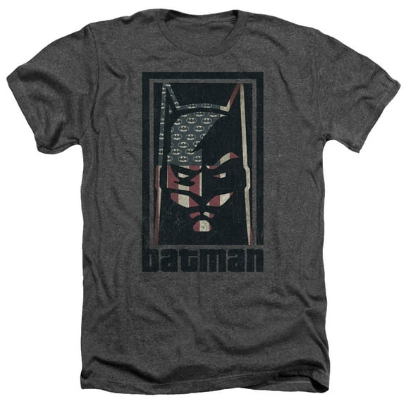 Batman - American Batman - Heather Short Sleeve Shirt - XXX-Large