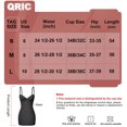 thumbnail image 3 of QRIC Women's Dress Full Slip Shapewear Bodysuit Lingerie Body Shaper with Built-in Bra Tops Smooth Back, 3 of 6