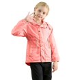 thumbnail image 2 of Akiihool Veste pour Fille, Veste Décontractée à Boutons, Veste à Fermeture Éclair Complète (Bleu 7-8 Ans), 2 of 3