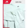thumbnail image 2 of Pantalones deportivos Jogger Set New Balance de forro polar con capucha de 2 piezas para niñas, 2 of 7