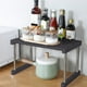 thumbnail image 5 of Estantería y escurridor de cocina - Organizador de mesa de 16,14" para fregadero, armario y baño, negro/blanco/beige, 5 of 6