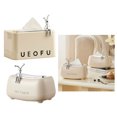 thumbnail image 2 of Tissue Paper Storage Container Spring Loaded Tissue Box Cover Facial Napkin Case Dispenser for Bathroom Home, 2 of 9