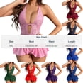thumbnail image 3 of YUNAFFT Sheer Lace Open Crotch Bodysuit for Women with Alluring Design and Sensual Fit, 3 of 3