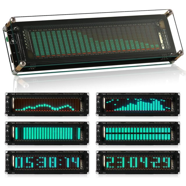 Analizador de espectro de audio Nobsound AK2515 Pro con pantalla VFD
