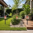 thumbnail image 4 of Solar Resin House Ground Mounted Lamp Outdoor Waterproof LED Lamp, 4 of 6