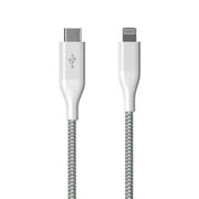 Auto Drive LXMF028 6 ft Single Piece With USB-C to lightning, White