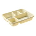 thumbnail image 1 of Disposable Lunch Box Gridding Box Bento Commercial Takeout Packaging Box FoodGrade EnvironmentFriendly Degradable Bowl C, 1 of 7
