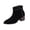 Black, variant on Mfakffe Boots for Women Versatile Pointed Toe Block Heel Fashion Non Slip Ankle Bootie Casual Comfortable Back Zipper Warm Soft Outdoor Shoes