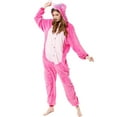 thumbnail image 3 of AUHIFVAX Cute Rabbit Loungewear One-piece Pyjamas Jumpsuit Pajamas Hooded Sleepwear Winter Home Wear, 3 of 7
