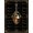 Black Gold, Pattern 14, variant on ODIKA 8'x10' Washable Area Rug Non-Shedding, Easy Care, Guitar Notes Retro Vintage Songbook Motif Note Acoustic Music Flowing Dynamic for King Size Bedroom Under Bed, Master Suite