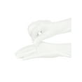 thumbnail image 4 of INSPIRE CHIC Women's Velvet Elbow Length Full Finger Evening Glove for Elegant Formal Cream White, 4 of 6