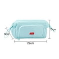 thumbnail image 2 of Double-layer large-capacity boat-shaped pen bag multi-function simple student pencil box, 2 of 5