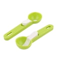 thumbnail image 1 of Unique Bargains 2 Pcs Household Restaurant Tableware Plastic Ball Digging Spoon Ice Cream Scoop, 1 of 4