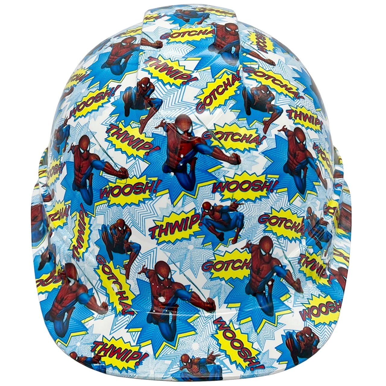 Spider Man Hydro Dipped Hard Hats Cap Style with 4 Pt Suspension