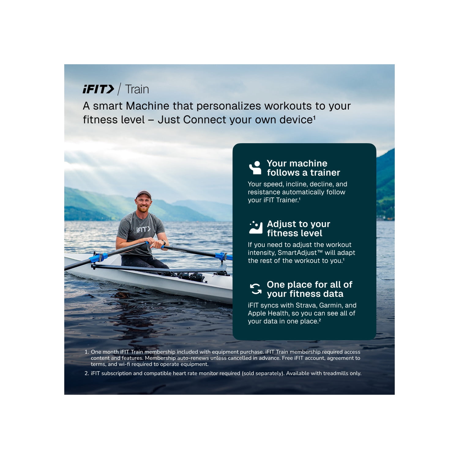ProForm 750R Rower: Compact Smart Rowing Machine with 24 Resistance Levels, SpaceSaver Design, 5” Display, and 1-month iFIT Train Membership Included* for Interactive Workouts, Streaming & More