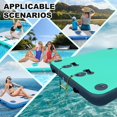 thumbnail image 5 of Inflatable Floating Dock Platform with Electric Pump, 6ft x 5ft x 6in Thick Multi-Person Floating Island Raft for Beach Lake Boating Ocean, 5 of 5