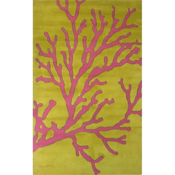 Calypso 06 5X8 Gold Handtufted Wool Area Rug