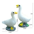 thumbnail image 6 of 5PCS Duck Micro Landscape Ornaments Resin Crafts Hanging Dolls Creative Ornaments Figurines for Home Fairy Garden, 6 of 8