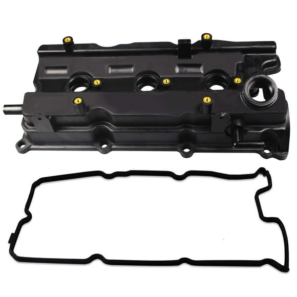 MYSMOT 264-985 LH Valve Cover w/Gasket & Spark Plug Tube Seals Fits 2002-2004 Infiniti I35 2002-2006 Nissan Altima 2002-2008 Maxima 2003-2007 Murano 2004-2009 Quest 13264-8J113