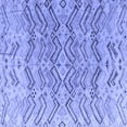 thumbnail image 1 of Ahgly Company Machine Washable Indoor Square Solid Blue Modern Area Rugs, 7' Square, 1 of 4