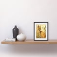 thumbnail image 2 of Serval Cat in Nature Detailed Watercolour and Ink Bright Illustration Artwork Framed Wall Art Print 9X7 Inch, 2 of 5