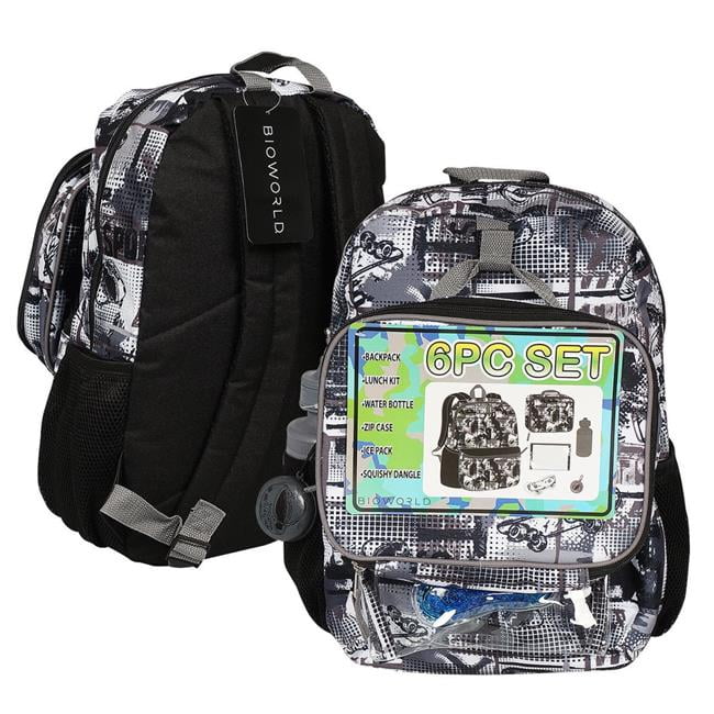 Shopkins Large School 16" Backpack Lunch Bag 2pc Set New Licensed NEW 