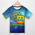 thumbnail image 3 of Geometry Dash Children's T-Shirt Short Sleeve T-Shirt Breathable Summer Tee Shirt for Boys Girls 150CM, 3 of 8