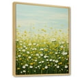 thumbnail image 2 of Designart "Dreamlike Minimalist Buttercups" Buttercups Floater Framed Wall Decor, 2 of 5