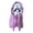 D, variant on 18.9 INCH Halloween Mask Ghost Face Scream Scary Mask Head Cover, Horror Mask Cosplay Prop Party Cosplay, Creepy Halloween Face Mask Scary Atmosphere, Funny Gifts for Halloween Birthday