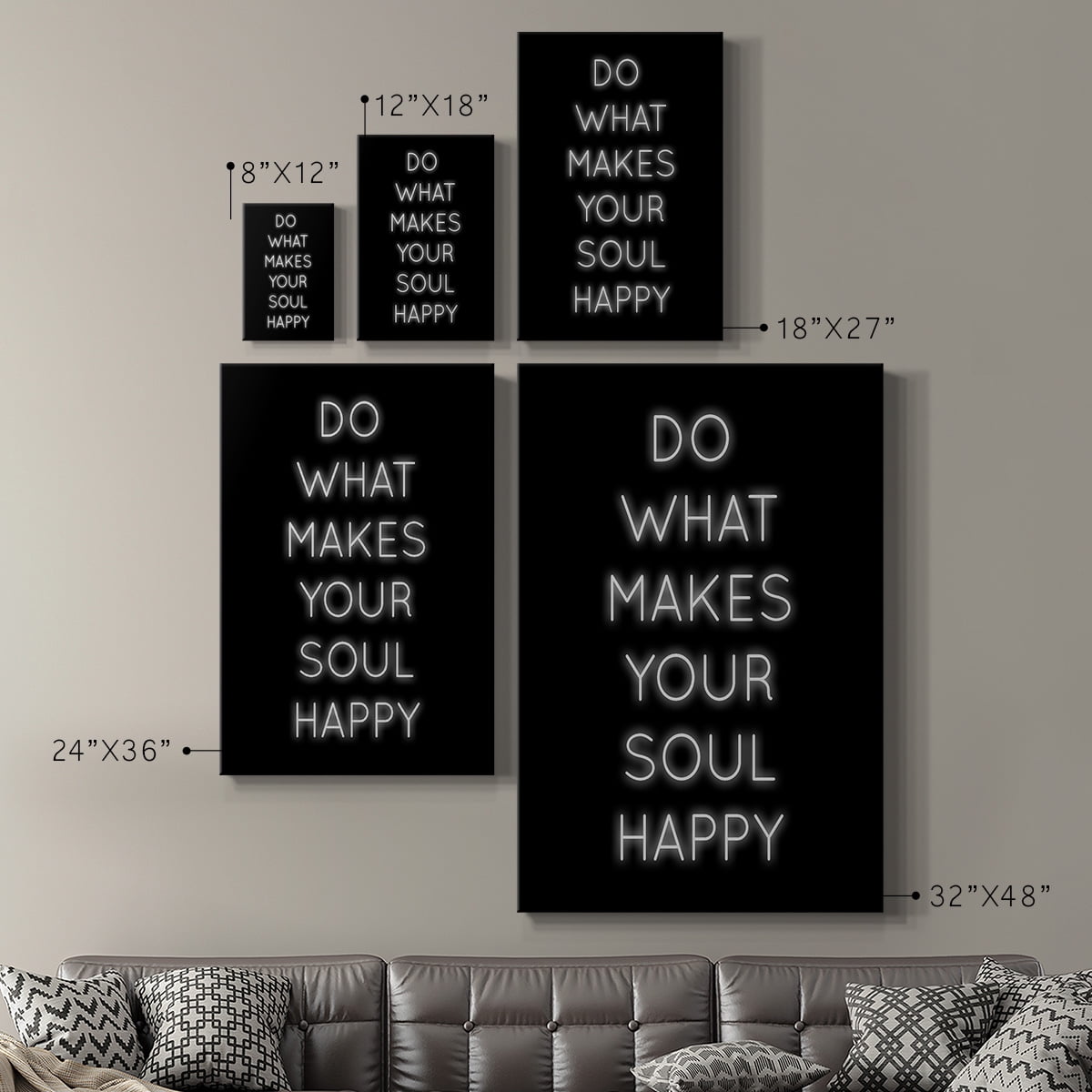 Soul Happy Premium Gallery Wrapped Canvas - Ready to Hang