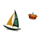 thumbnail image 5 of Escultura De Calabaza De Velero De Hierro Y Vidrio, Adorno De Mesa, Figura Decorativa, Centro De Mesa, Escritorio, Estantería, Plato De Dulces, Tapa, Cuenco Para Servir, 5 of 8