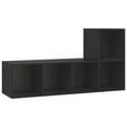 thumbnail image 5 of vidaXL TV Cabinet Set 2 Piece Chipboard Wall Mounted Furniture Multi Colors, 5 of 11
